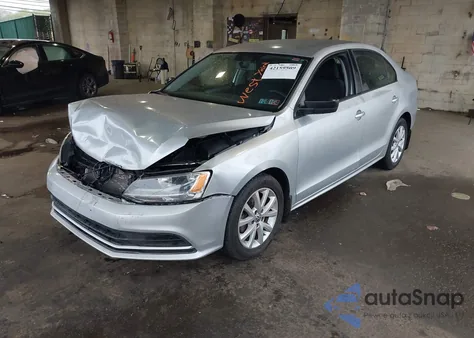 2015 Volkswagen Jetta 1.8T Se из США, поврежденный, VIN 3VWD17AJ6FM314785